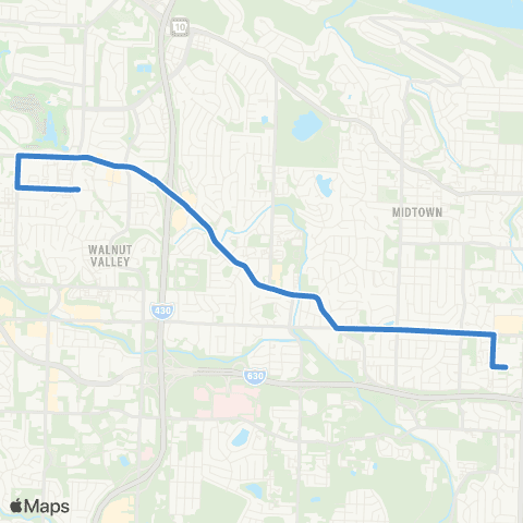 Rock Region Metro Rodney Parham map