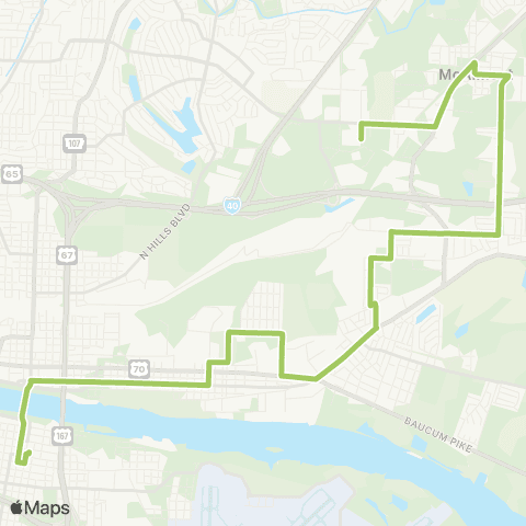 Rock Region Metro McAlmont map