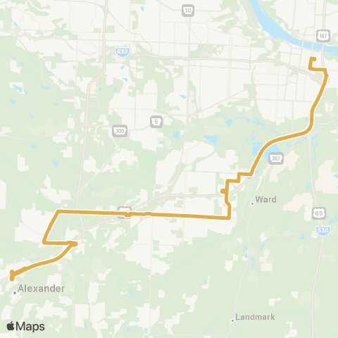 Rock Region Metro Baseline / Southwest map