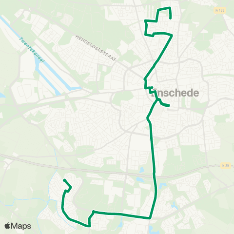 RRReis Station - Zuidbroek map