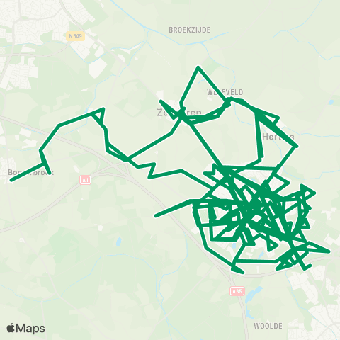 RRReis Garderen - Horst map