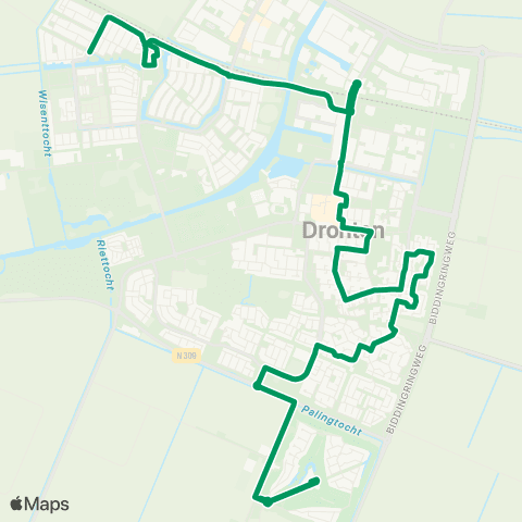 RRReis De Gilden - Golfresidentie map