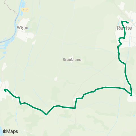 RRReis Olst - Raalte map