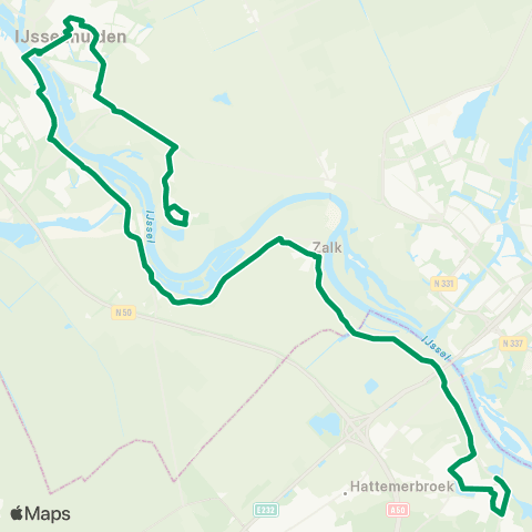 RRReis Wilsum - Hattem map