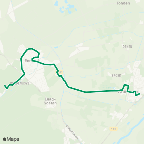 RRReis Eerbeek - Brummen map