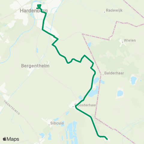 RRReis Langeveen - Hardenberg map