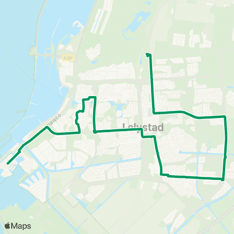 RRReis Lelystad-Haven - H. Bekiusschool-De Rede map