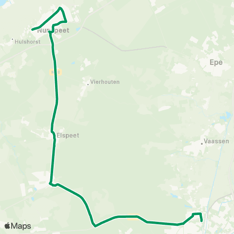 RRReis Nunspeet - Apeldoorn SG J. Fruytier map