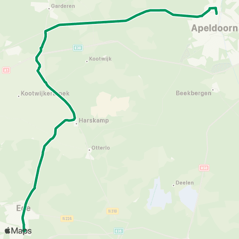 RRReis Ede - Apeldoorn SG J. Fruytier map