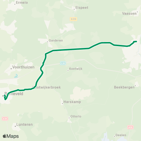 RRReis Barneveld - Apeldoorn SG J. Fruytier map