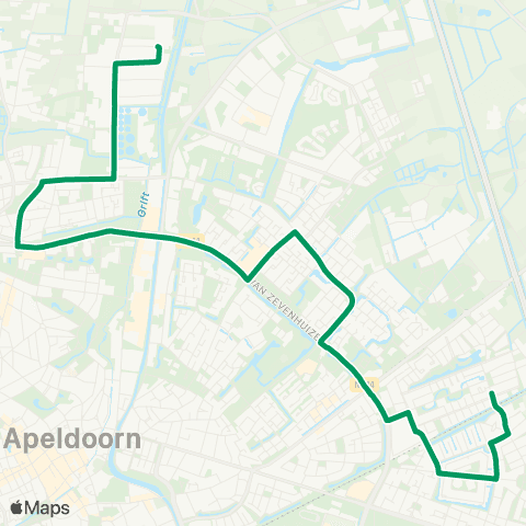 RRReis Woudhuis - Stadhoudersmolen map