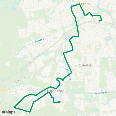 RRReis Station - Ugchelen map