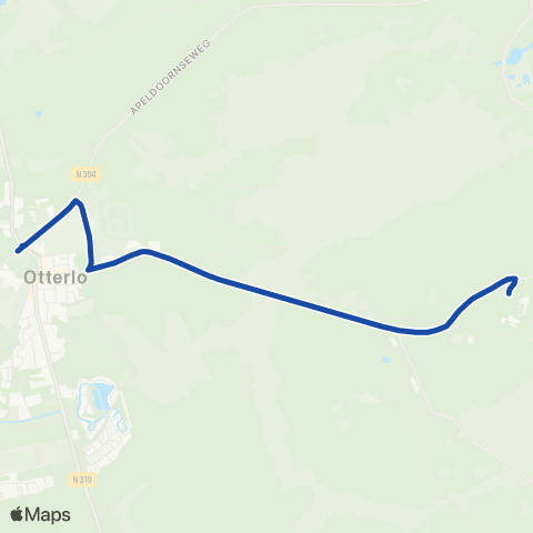 RRReis Otterlo - De Hoge Veluwe map