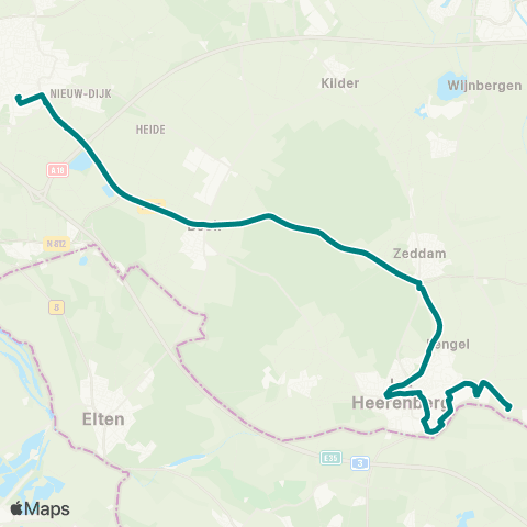 RRReis Didam - 's-Heerenberg map