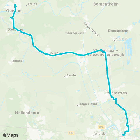 RRReis Zutphen - Deventer map