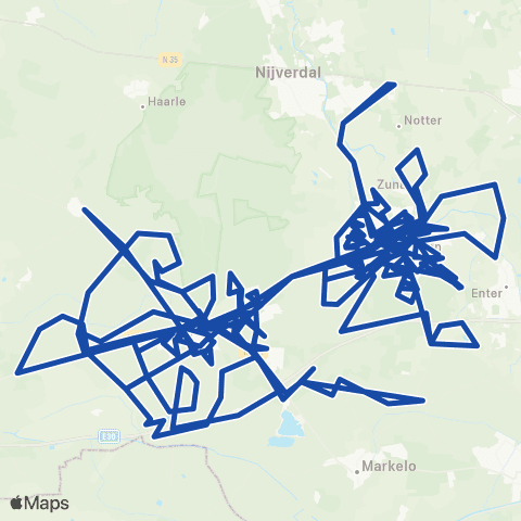 RRReis FlexRRReis Rijssen Holten map