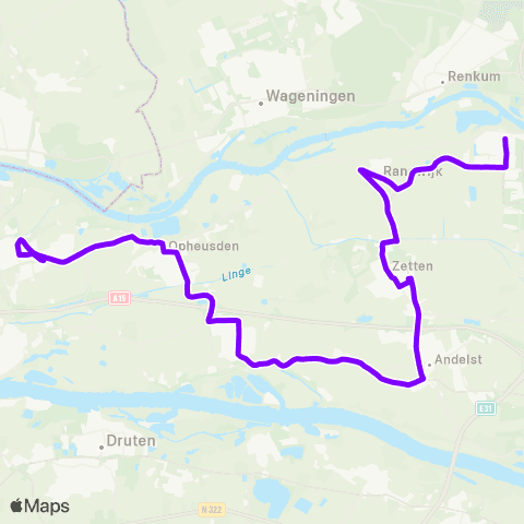 RRReis Heteren - Kesteren (RsvRRR) map