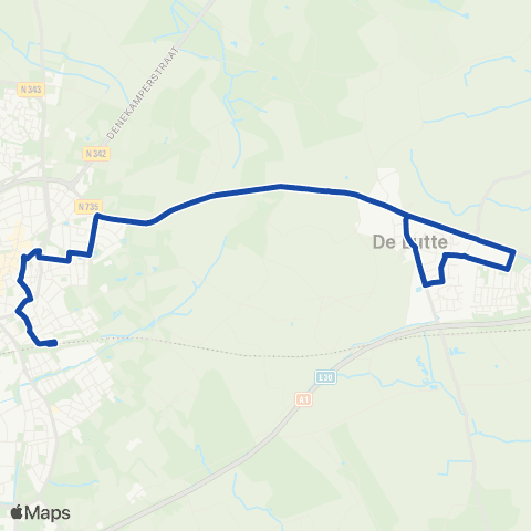 RRReis De Lutte - Oldenzaal map