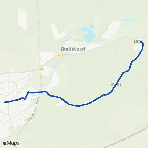 RRReis IJzerlo - Miste map