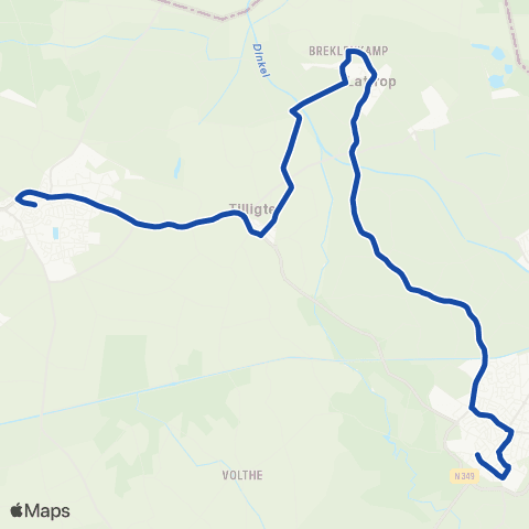 RRReis Ootmarsum - Denekamp map