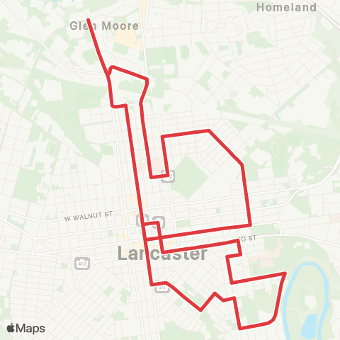 RRTA Northeast McCaskey map