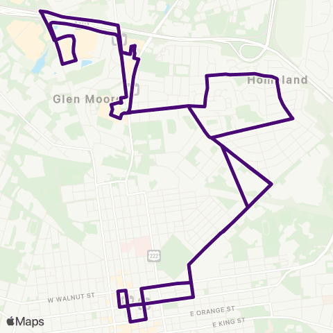 RRTA Golden Triangle map
