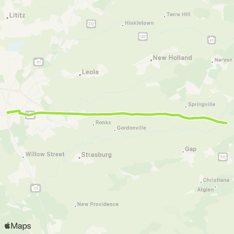 RRTA White Horse map