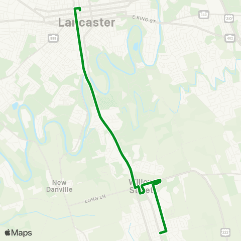 RRTA Willow Street map