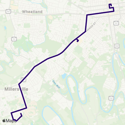 RRTA Millersville map
