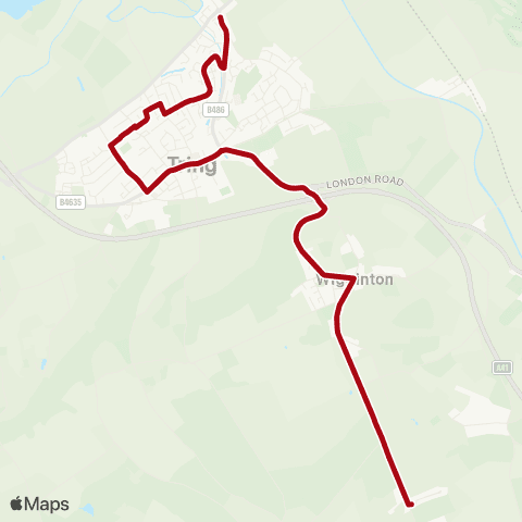 Red Rose Travel Beech Park - Elizabeth Drive map