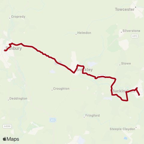 Red Rose Travel High Street - Bus Station map