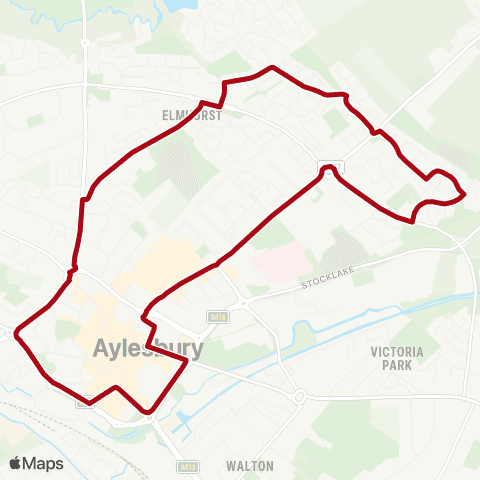 Red Rose Travel Great Western St - Great Western St map