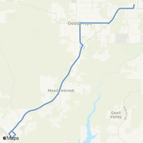 Riverside Transit Agency Perris-Lake Elsinore map