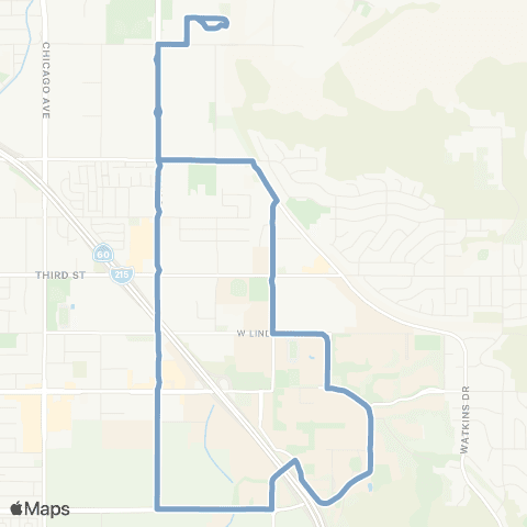 Riverside Transit Agency Hunter Park_UCR map