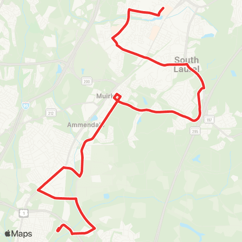 RTA of Central Maryland Greenbelt Metro Station map