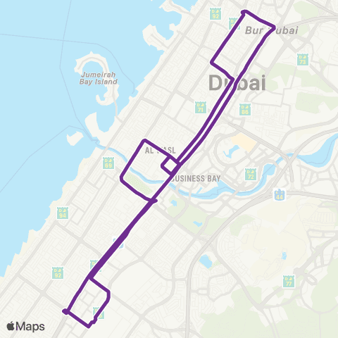 RTA Al Quoz Bus Station - Al Satwa map