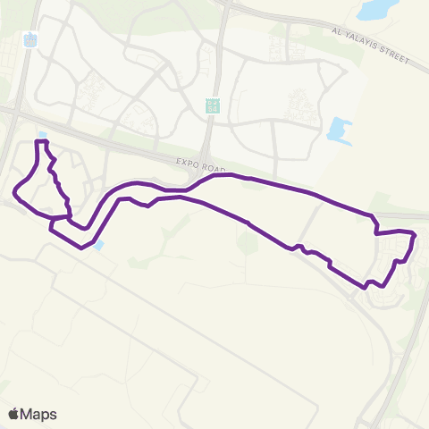 RTA Expo 2020 MS - Dubai South map