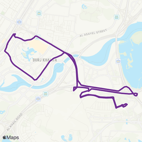 RTA Dubai Mall MS - Sobha Hartland map