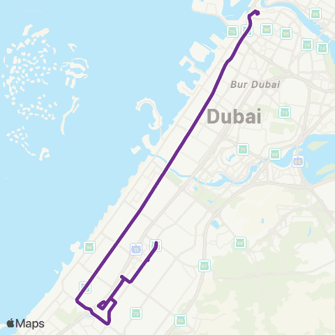RTA Al Ghubaiba Bus Sta - Al Quoz Bus Sta map