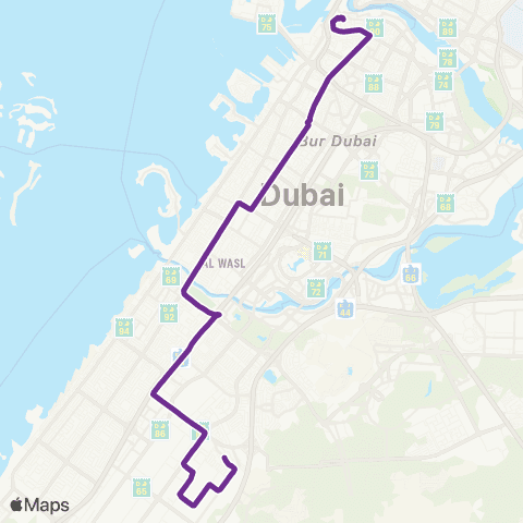 RTA Al Ghubaiba Bus Station - Al Khail Gate map