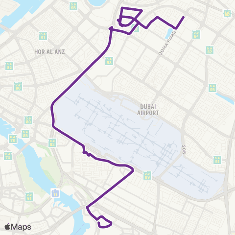 RTA Al Nahda 2 - Dubai Festival City map
