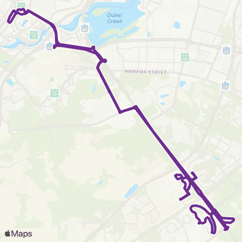 RTA Dubai Mall MS - Dubai Sky Courts map