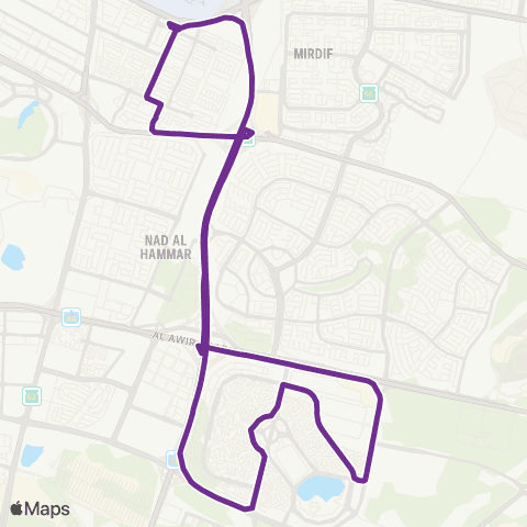 RTA Al Rashidiya Bus Sta - International City map
