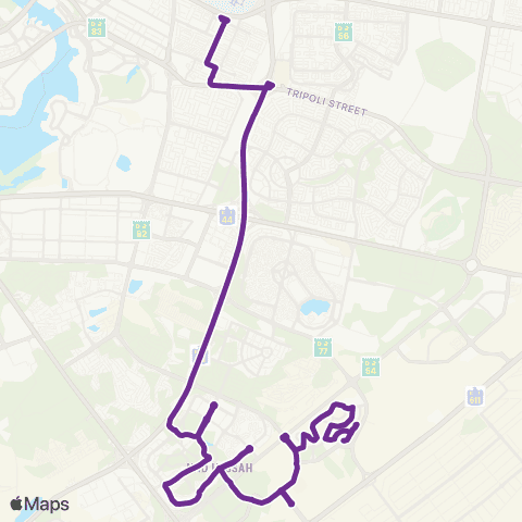 RTA Al Rashidiya Bus Station - Academic City map