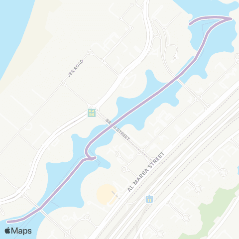 RTA Marina Promenade MTS - Marina Terrece MTS map