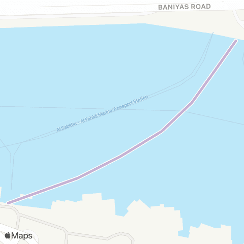RTA Al Sabkha MTS - Al Fahidi MTS map