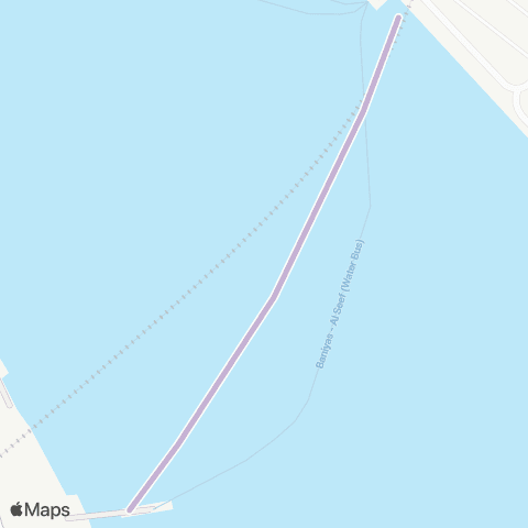 RTA Al Seef MTS - Baniyas MTS map