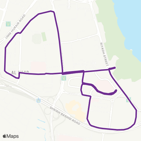 RTA Oud Metha MS - Wafi Residences map