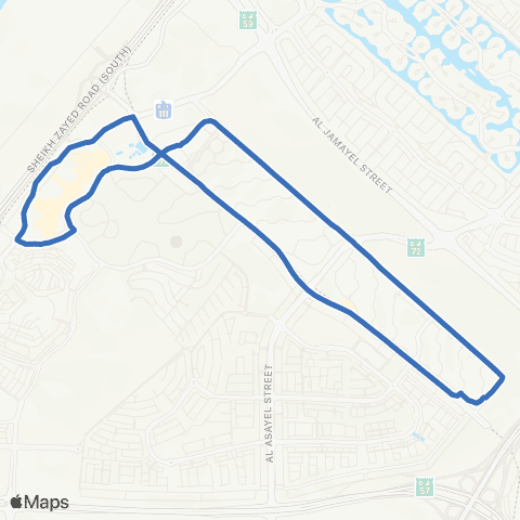 RTA Ibn Battuta MS - Discovery Gardens map