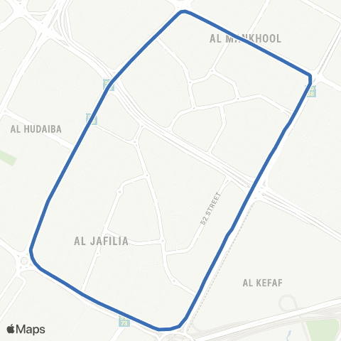 RTA Max MS - Mankhool map